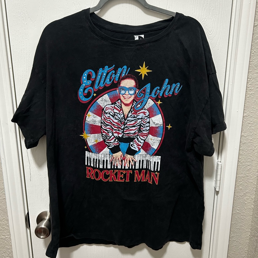 Elton John Rocket Man Tee Shirt Size XXL